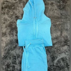 Baby Blue Jogging Sweat Set